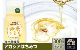 【ふるさと納税】アカシアはちみつボトル 計900g（300g×3本）