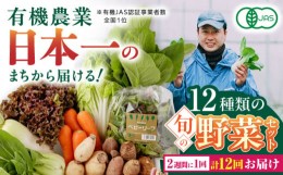 【ふるさと納税】【全12回隔週定期便】有機野菜 12種セット 野菜 詰め合わせ 熊本県産 山都町産 産地直送 オーガニック【株式会社 肥後や