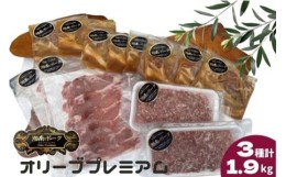 【ふるさと納税】 豚肉 藤沢産 湘南ポーク オリーブプレミアム ローススライス2Pと挽肉2P、味噌漬け8枚セット