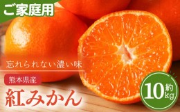 【ふるさと納税】熊本県産 家庭用 紅みかん 約 10kg 下田農園 | フルーツ 果物 くだもの 柑橘 柑橘類 ミカン みかん 熊本県 玉名市