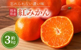 【ふるさと納税】熊本県産 紅みかん 約 3kg 下田農園 | フルーツ 果物 くだもの 柑橘 ミカン みかん 熊本県 玉名市