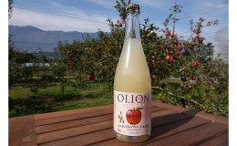 【ふるさと納税】【信州産りんご】甘口シードル「OLION」（750ml×1本）