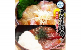 【ふるさと納税】訳あり海鮮漬け丼（タイ6P・マグロ4P）セット 漬け丼 漬け 鯛 鮪 マグロ 赤身 食べ比べ 海鮮 魚 冷凍 食品 保存食 小分