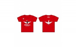 【ふるさと納税】いわてグルージャ盛岡 キヅールキッズTシャツ【赤】130
