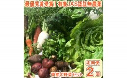 【ふるさと納税】【最優秀賞受賞！甘味＆栄養】有機JAS認証の無農薬、チヨちゃんの野菜２ヶ月定期[953]