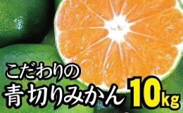 【ふるさと納税】 【2024年秋頃発送予約分】【農家直送】こだわりの青切りみかん 約10kg 有機質肥料100%　 サイズ混合　※2024年9月下旬