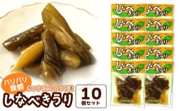 【ふるさと納税】しなべきうり10個セット　庄内観光物産館