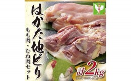 【ふるさと納税】＜毎月定期便＞はかた地どりモモムネセット2kg(1kg×2p)全6回【4002159】