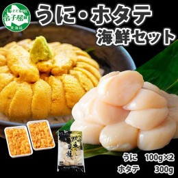 【ふるさと納税】1728. うに ホタテ 豪華 海鮮 セット 4人前 ウニ チリ産 冷凍 200g ほたて 300g 雲丹 帆立 丼 刺身 送料無料 北海道 弟