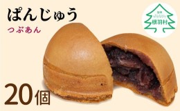 【ふるさと納税】もちもち生地が美味しい！ぱんじゅう つぶあん 20個入り 10000円