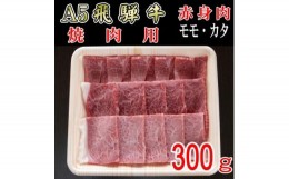 【ふるさと納税】『A5等級』飛騨牛赤身肉焼肉用300g　モモ又はカタ肉【1432065】