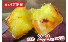 【ふるさと納税】EY-14　【6ヶ月定期便】熟成紅はるかの冷凍焼き芋約2kg＋おまかせ品種さつまいも　合計約2.2kg！