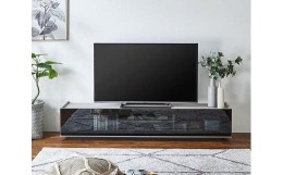 【ふるさと納税】【開梱設置】テレビ台 グリッド 幅180cm アースグレージュ 組子風デザイン追加なし TV テレビボード TV台 TVボード ロー