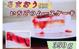 【ふるさと納税】CZ-005_福岡県産【あまおう使用】いちごのムースケーキ 350g×1個    