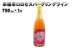 【ふるさと納税】[No.5657-3380]本格辛口 ロゼスパークリングワイン750ml×1本《楠わいなりー》