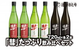 【ふるさと納税】[No.5657-3635]「彗」たっぷり飲み比べセット 720ml×各2本【6本セット】【短冊のし対応】《株式会社遠藤酒造場》