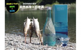 【ふるさと納税】（2024年先行受付）自治体コラボ　鮎×日本酒
