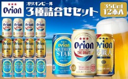 【ふるさと納税】オリオンビール　3種類詰め合わせセット