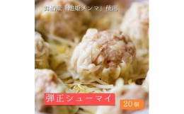 【ふるさと納税】大粒 焼売 弾正 シューマイ 20個(5個入×4) シュウマイ 京地どり 鶏 鶏肉 おかず 簡単 料理 中華 冷凍 京都 舞鶴 池姫メ