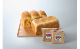 【ふるさと納税】「東京みるく食パン＋牛乳屋さんのおいしい食パン」「ラスク」「トートバッグ」セット｜牛乳100%で作った食パン・牛乳屋