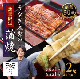 【ふるさと納税】【蒲焼き1尾　白焼き1尾　計2尾セット】創業50年・職人による手焼き　大隅産うなぎ　