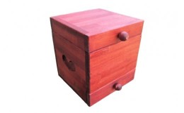 【ふるさと納税】手作り木製 メイクボックス 099H2194