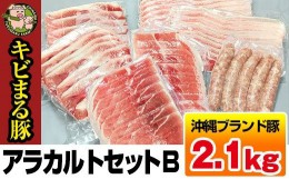 【ふるさと納税】沖縄キビまる豚　アラカルトセットＢ（2.1kg）