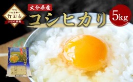 【ふるさと納税】【令和5年産】 大分県産 コシヒカリ 5kg 精米 お米