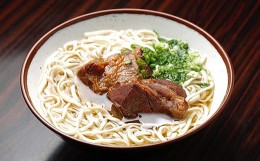 【ふるさと納税】自家製麺　沖縄そば専門店「ソーキそば」セット　4食入り