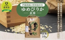 【ふるさと納税】【令和5年産】伊藤農園の特別栽培米ゆめぴりか 玄米（10kg）