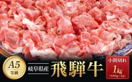 【ふるさと納税】飛騨牛Ａ5 小間切れ 1kg（500g×2パック）｜国産 肉 牛肉 和牛 黒毛和牛 グルメ A5等級 おすすめ AD127 【飛騨牛 和牛ブ