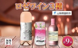 【ふるさと納税】ロゼワイン 瓶 缶 飲み比べ 瓶1本+缶2種8本 モンデ酒造 177-4-048