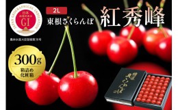 【ふるさと納税】2024年産 GI「東根さくらんぼ」 紅秀峰 300g鏡詰め(2L) 東根農産センター提供