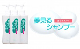 【ふるさと納税】100%天然のヘアシャンプー「夢見るシャンプー」300ml 3本セット