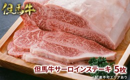 【ふるさと納税】 但馬牛 サーロイン ステーキ 200g×5枚 計1kg[ 牛肉 お肉 ブランド牛 キャンプ BBQ アウトドア バーベキュー ギフト 母