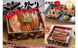 【ふるさと納税】1989-1 【定期便（全3回）】大人気！鯉家の絶品蒲焼ブランドうなぎ食べ比べセット【国産・手焼き備長炭】