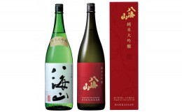 【ふるさと納税】日本酒 八海山 純米大吟醸45%・純米大吟醸 時季限定 1800ml×2本 限定品