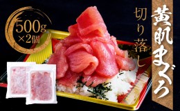 【ふるさと納税】黄肌まぐろ切り落し　500g×2個