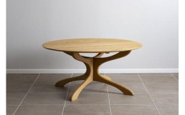 【ふるさと納税】【FILE FURNITURE WORKS】ダイニングテーブル（DT-5 Round Table）