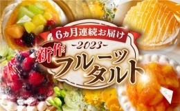 【ふるさと納税】【全6回定期便】2023新作フルーツタルト定期便【心優 −Cotoyu Sweets−】 [KAA387] フルーツタルト フルーツ タルト パ