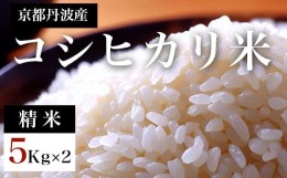 【ふるさと納税】京都丹波産　コシヒカリ米（精米）5kg×2  ふるさと納税 米  精米 コシヒカリ 京都府 福知山市