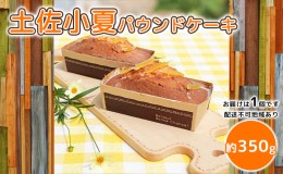 【ふるさと納税】土佐小夏のパウンドケーキ