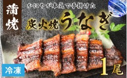 【ふるさと納税】【冷凍】成田屋 炭火焼うなぎ蒲焼 1尾 【鰻 ウナギ 朝〆 逸品 こだわり 国産 冷凍】[A-028004]