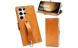 【ふるさと納税】Galaxy S23Ultra 手帳型 レザーケース 栃木レザー＜左開き＞