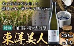 【ふるさと納税】日本酒 新酒 東洋美人 特吟 山田錦 純米大吟醸 1本 720ml 福岡吟醸倶楽部株式会社《90日以内に発送予定(土日祝除く)》福