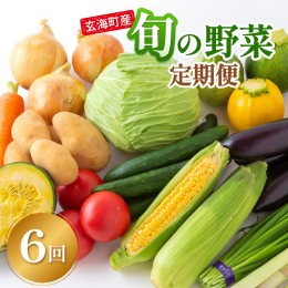 【ふるさと納税】玄海町産　旬の野菜定期便　6か月
