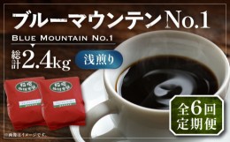 【ふるさと納税】【豆でお届け】【全6回定期便】ブルーマウンテン NO.1 コーヒー ( 浅煎り ) 《豊前市》【稲垣珈琲】 珈琲 コーヒー 豆 