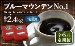 【ふるさと納税】【粉でお届け】【全6回定期便】ブルーマウンテン NO.1 コーヒー ( 浅煎り ) 《豊前市》【稲垣珈琲】 珈琲 コーヒー 豆 