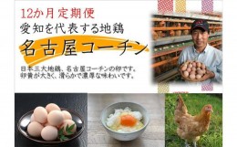 【ふるさと納税】【12か月定期便】日本三大地鶏！！ 「純系　名古屋コーチンの卵」（30個） 本当に美味しい食べ物は調味料の味に負けませ