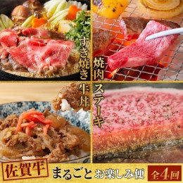 【ふるさと納税】【4回定期便】 佐賀牛 まるごと欲張り お楽しみ便（合計3kg）(H085146)